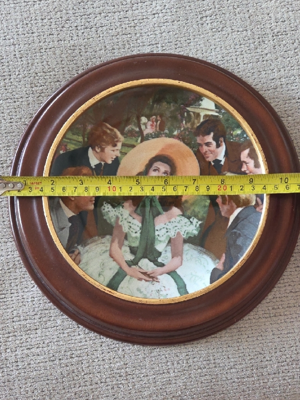 Gone With The Wind Scarlett And Her Suitors Golden Anniversary Series Plate - Picture 5 of 5